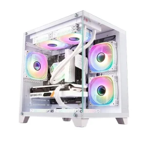 Gaming Computer Core I9 13900k 64gb DDR5 RTX 4090 4060 Gtx1660 2TB SSD 1TB HDD Rgb Liquid Cooling Gaming Desktop PC
