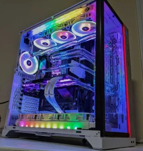 Gaming Computer PC Custom Hardline Air Cooled Gaming PC I9 11900k RTX 3080 64GB RAM RGB