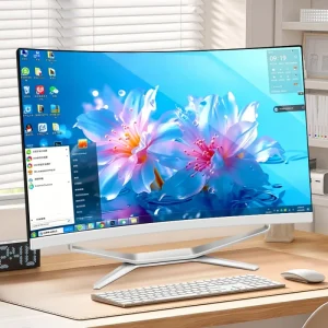 Gaming Desktop Computer 24 27 32 Inch All in One PC Curved Screen All in One Pc I7 I5 I3 AIO for Office Home
