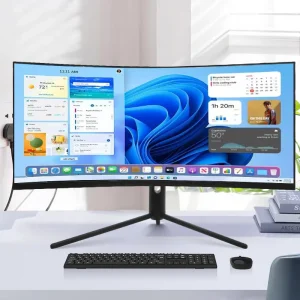 Gaming Desktop Computer 32 34 Inch in All-in-one PC Curved Screen All in One Pc I7 I5 I3 AIO for Office Home