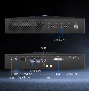Gaming Mini PC Intel Core I9 9900T GTX1660S 16GB DDR4 512GB M.2 NVMe SSD Mini Computer M.2 PCIe SSD