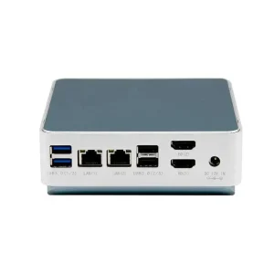 Gaming Mini Pc Intel N100 12th DDR4 16G M.2 NVME WindowsXP 2 HD Dual LAN WIFI USB3.2 Type C Fanless Barebone Mini Pcs