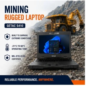 Getac S410 Rugged Notebook Three-Proof Reinforced Laptop Intel I7 10.1″ Screen Windows 10 3-Year Warranty