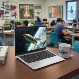 Great for Homework 14.1″ Basic Laptop for Students Celeron J4105 8GB RAM 1920×1080