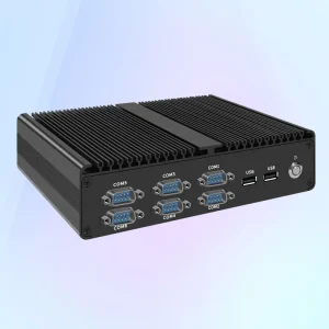 H16 I7 8250U Embedded Server Computer 4 I211 LAN 4 RS232 2 RS485 4G WiFi CentOS Fanless Industrial Mini PC