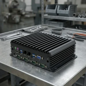 HVAEIPC DDR4 64GB SSD Industrial Mini PC C57 C6 Wide Voltage Multi Serial Port Dual GPIO Low-Power Control System I3 I7