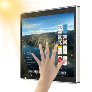 High Brightness 800nits 10 Point Capacitive Touch IP68 Waterproof Panel PC for Outdoor Kiosk and Vending Systems