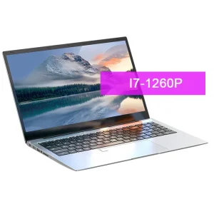 High Configuration 15.6inch I7 1260P 12th Gen 12 Cores 16 Threads Windows 11 Pro Laptop Dual band WIFI Aluminum Business Laptop