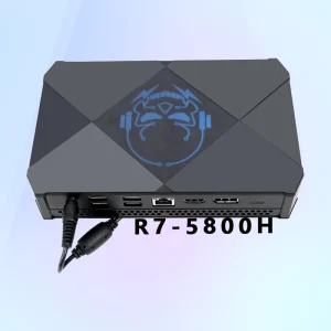 High Performance Computer Pcs Oem Ddr4 16Gb 32Gb 4K Gamer M.2 2Bay 512Gb 1Tb Ssd Dual Lan Pcs Amd Ready R7 5800H Pc Mini Gaming