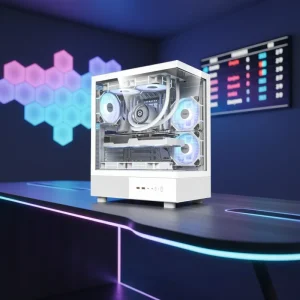 High Performance Gaming Desktop PC i7-13700F RTX 4070 32GB RAM 1TB NVMe SSD Panoramic Case Full Set for Live Streaming