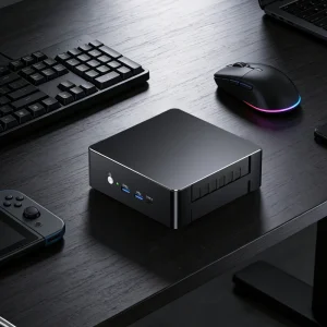 High Performance Intel Core i7-13700H Mini PC Windows 11 Dual LAN USB4 Triple 4K Display Small Form Factor Computer for Office