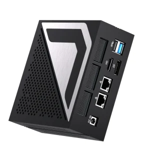 High Performance Mini Gaming PC AMD Ryzen AI 9 HX370 Radeon 880M DDR5 NVMe 4.0 USB4 Dual 2.5G LAN 4K Display