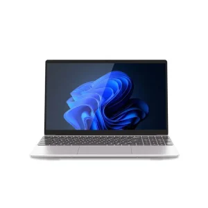 High Performance Silver Laptops 15.6 Inch Thin Portable Lightweight Notebook Business Student Home Office Computer