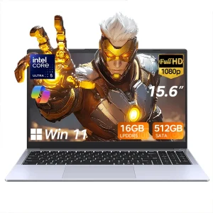 High Quality 15.6 Inch AI Office Laptop Intel Core Ultra5 115u 16GB Ram 512GB Ssd Study Notebook with Backlit Keyboard