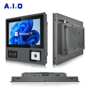 High Quality Capacitive Touch Screen LCD Monitor IP65 Aluminum Fanless Industrial All In One Panel PC 1920×1080 Resolution CE