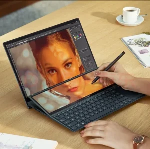 High Quality Touch Screen Almost New Laptops for Ux482ear Core I7 11 Gen 16″+14″ Screen 16GB RAM Windows 10 SSD Portable Gaming
