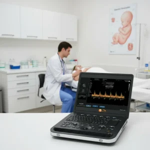 High Resolution 3D 15.6 Inch Ecografo Portatil PW Gynecology Ultrasound