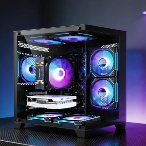 High-end Custom Computadoras PC Intel i5-12400F RTX3060 Set RGB Fans Assembled All in One Gaming Desktop Computer