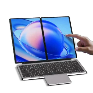 快速交货 英特尔 I3-1215U 平板电脑二合一电脑 10.95+10.95 英寸铝制笔记本电脑 Windows 11 Pro 触摸屏笔记本电脑