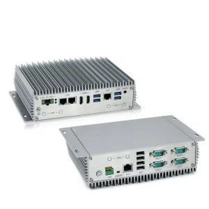 I5-1235U Win10 Mini PC Fanless Embedded Computer with 4*LAN 8*USB Industrial Mini Computer with Linux Wifi