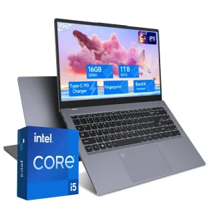 英特尔酷睿 I5 笔记本电脑 32GB DDR4 内存 1TB 固态硬盘 第12代 15.6 英寸 FHD 最高 4.40GHz 背光 游戏电脑