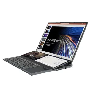 酷睿 I7-9750H 14英寸 + 16英寸 双屏触摸笔记本电脑 2TB 4TB SSD 游戏笔记本电脑 商务办公超薄笔记本电脑
