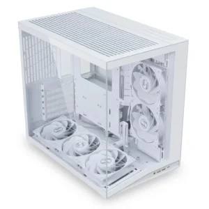 IE200 Full Tower Black White Desktop Gaming PC Case EATX ATX Micro ATX ITX Compatibility for Gaming Computer Cases Towers