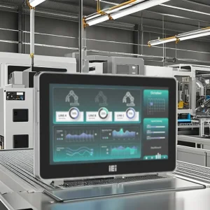 IEI 7 Inch Fanless Panel PC Intel Elkhart Lake Platform Anti-Glare Anti-UV All-in-One Computer Intel Celeron J6412 AFL4-W07-EHL