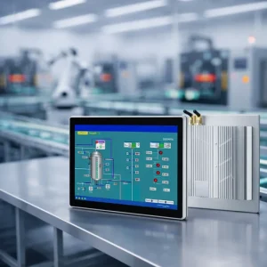 Industrial Embedded Fanless Touch Panel PC With 15.6/21.5 Inch 10 Point Capacitive Touchscreen Waterproof IP65/IP67