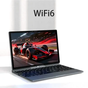 In Stock Customized Azerty Keyboard 1920*1200 Ips 8Gb+256Gb Mini Laptop 10.1 Inch 2 in 1 Pc Win11 Tablet Foldable Laptop I3 12Th