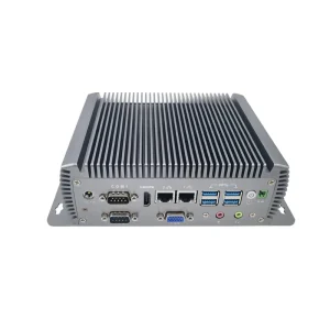 In tel Core I5 6200U I5 7200U Industrial Box Computer Double Display Embedded PC with GPIO RS232 RS485 Dual LAN Fanless Mini PC