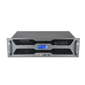 Industrial 3U Server Rack Chassis with Short Length Computer Case for ATX PSU & ITX in Stock 3.5 2.5″ HDD 5 PCIe Ports