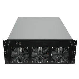 Industrial 4U GPU System with 6 8 GPUs Empty Server Case and 6*12025 Fans Ready Stock for Efficient Cooling