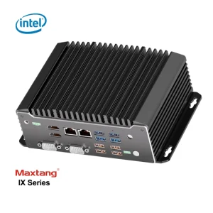 Industrial Box PC Barebone Mini PC Intel 12th DDR4 2.5inch Storage 2LAN HDMI VGA Dual Display Rugged Aluminum Fanless PC