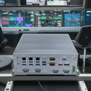 Industrial Computer 6 COM 3 LAN Fanless Mini PC Intel Core I7 6700T I5 6500T I3 6100T Fanless Industrial PC Desktop Computer
