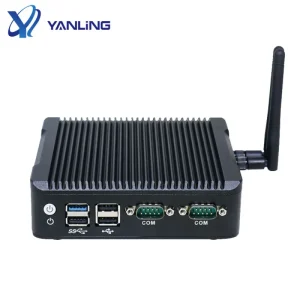 Industrial Computer Intel J1900 Quad Core 6USB 1COM Fanless Mini Pc
