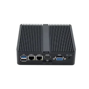 Industrial Computer Mini pc industrial Fanless 2*LAN 2*COM Intel J1900 processor HD VGA 6*USB M sata DDR3 linux win10