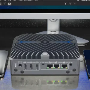Industrial Embedded Box PC 14th Gen Ultra5 125U Ultra7 155U 4GB GDDR4 Video Memory for Automation Machine Vision