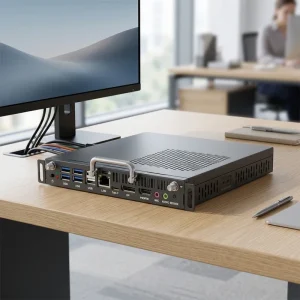 Industrial Embedded Computer DDR4 8GB RAM 256GB SSD Wi-Fi BT Thermal Management Industrial PC & Accessories US/CN Plug