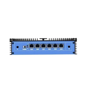 Industrial Embedded Computer PC Intel Core I7 6500U Dual Core 2.5GHz 6 LAN I211 Win10 Fanless Aluminum Alloy Case