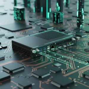 Industrial Embedded Computer with DDR4 8GB RAM 256GB SSD Wi-Fi & BT Thermal Management System
