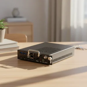 Industrial Embedded Computer with DDR4 RAM SSD Wi Fi BT Thermal Management System