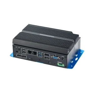 Industrial Fanless Embedded Mini Box PC 4 RS232 Ports Core 11th Gen CPU 7/24 Running