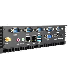 Industrial Fanless Mini PC 4LAN 6LAN RJ45 Gigabit J4125 J6414 Core I3 I5 I7 All-in-One Panel Computer