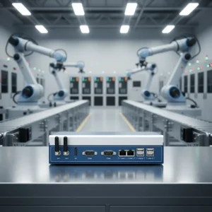 Industrial Fanless Mini PC J6412 Quad core 4threads DDR4 RAM M.2 SSD SATA HDD Preinstall Windows 11 DC 12V 36V Phoenix