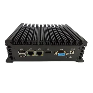 Industrial Mini PC 2 LAN 2COM 6 USB Core I3 I5 I7 6100U 6200U DDR3L X86 Linux Fanless Embedded Industrial Computer