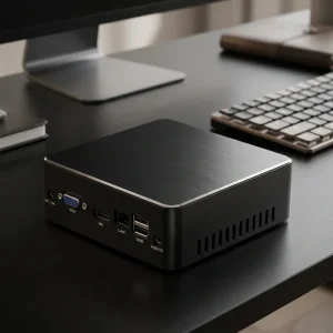 Industrial Mini PC Aluminum Metal Case 2955U Processor Compact Desktop Computer for Business and Automation