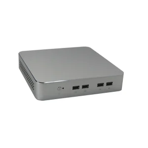 Industrial Mini PC Barebone Case Supports Intel Core 2nd 14th Gen Atom CPU DDR4 VGA Dual Display