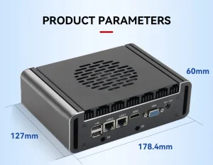 Industrial Mini PC Embedded Dustproof Intel Celeron Quad Core Android Fanless AI Edge Industrial Computer DDR3 SSD