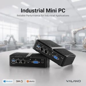Industrial Mini PC I5-5200U SATA SSD Fanless Embedded Computer 8GB RAM for Factory Automation Line Control System